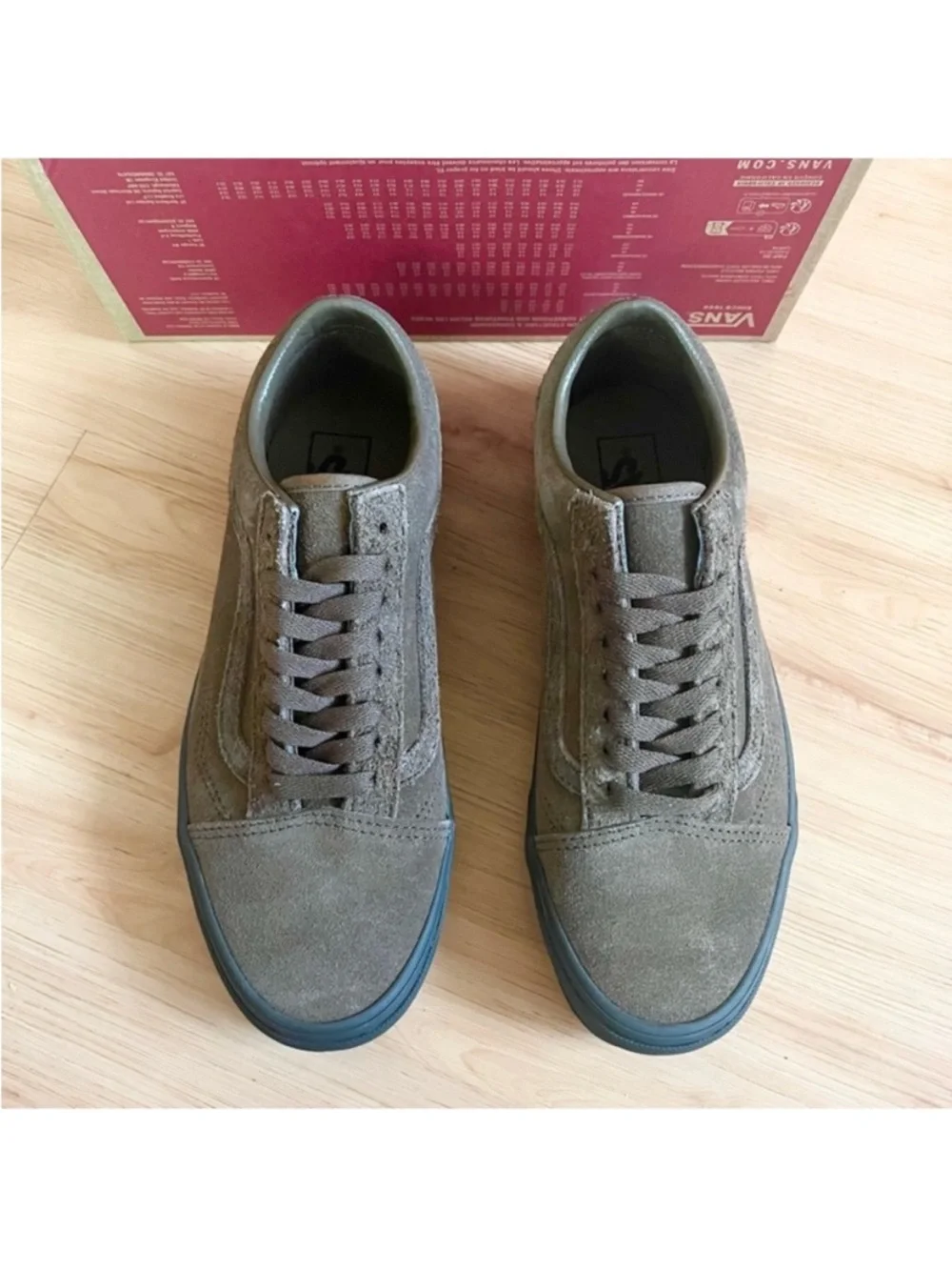 Vans Old Skool Shoes Suede Mix Teak Women 9.0 US